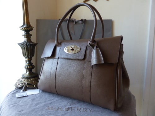 Mulberry Bayswater Shoulder Taupe Uk Handbag Taupe Mulberry Bayswater In Shiny Goat Sold