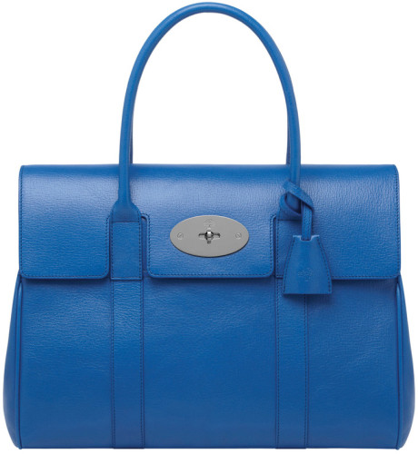 Mulberry Bayswater in Bluebell Shiny Goat - SOLD
