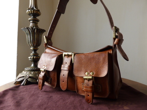 Mulberry Blenheim Vintage In Oak Darwin Leather Sold