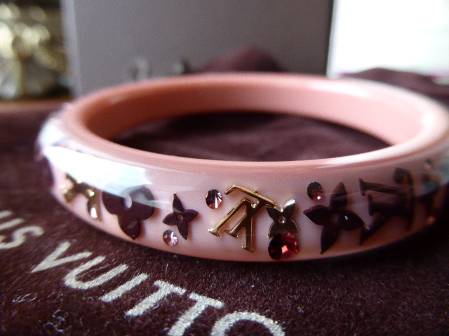 Louis Vuitton Inclusion Bracelet in Caramel Pink (Small) - SOLD