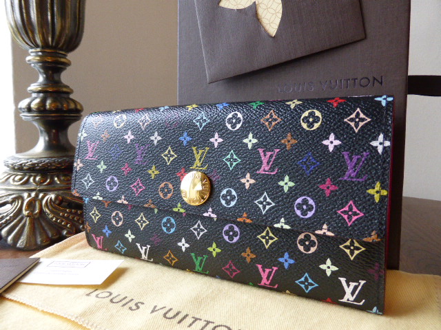 black and pink louis vuittons wallet