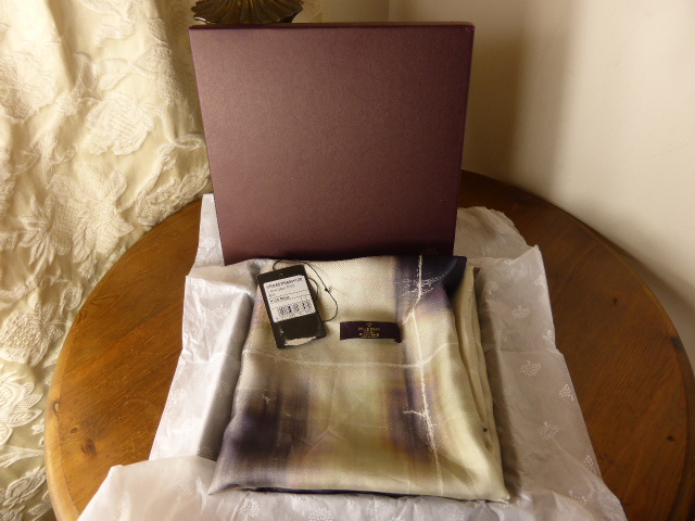 Mulberry Silk Landscape Printed Scarf - SOLD