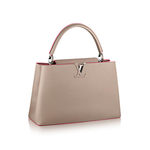 Louis Vuitton Capucines MM Galet Litchi - SOLD