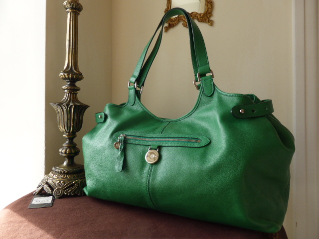 Mulberry Somerset Large Tote in Emerald Pebbled Leather - SOLD