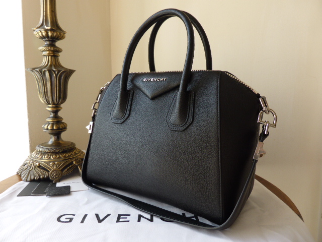 Givenchy Antigona (small) in Black Goat Leather - SOLD