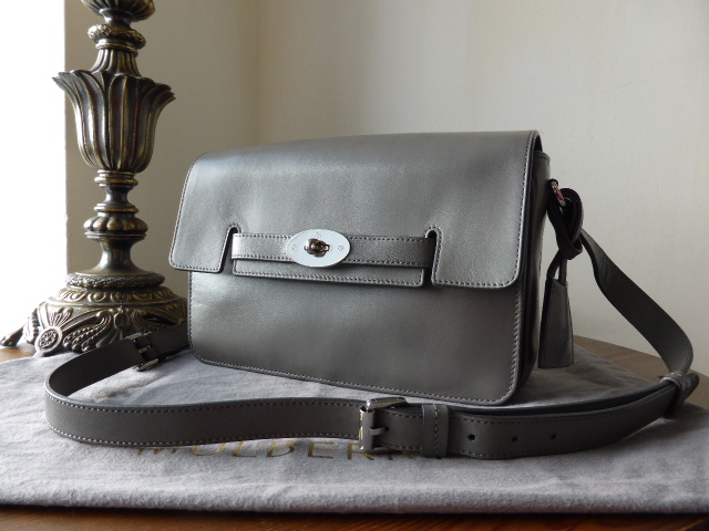 Mulberry Bayswater Shoulder in Pavement Grey Silky Classic Calf Leather - SOLD