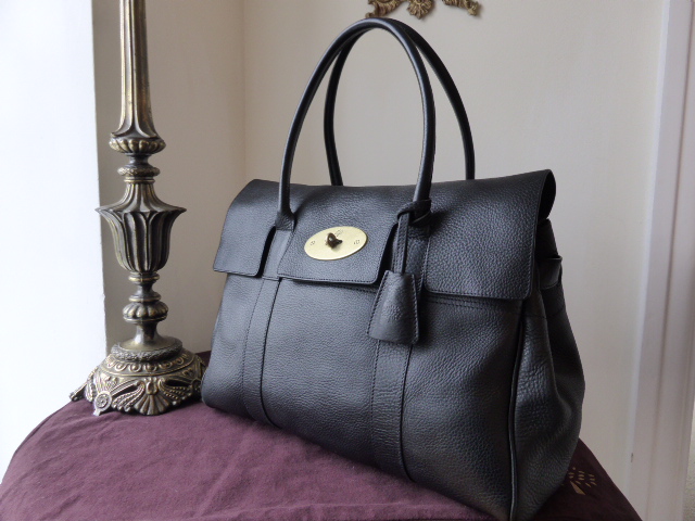 Mulberry Bayswater in Black Natural Leather ref 9 - SOLD