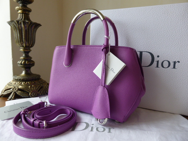 Dior Mini Bar in Violet Grained Leather - SOLD