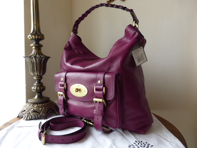 Mulberry Alexa Hobo in Plum Soft Buffalo Leather  - SOLD