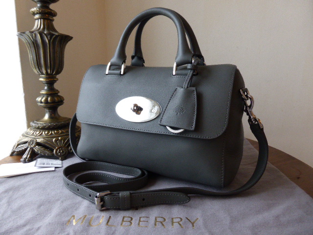 Mulberry Del Rey (Small) in Pavement Grey Silky Classic Calf Leather - SOLD
