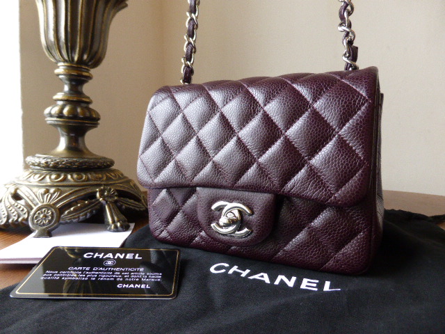 Chanel Mini Timeless Classic Flap Bag in Bordeaux Caviar - SOLD