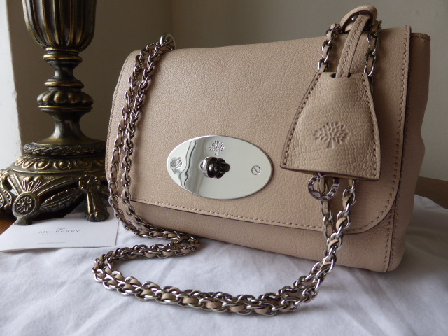 Mulberry Lily (regular) in Pebble Beige Glossy Goat Leather - SOLD