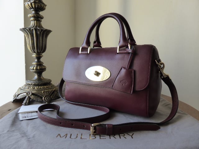 Mulberry Del Rey (Small) in Oxblood Silky Nappa - SOLD