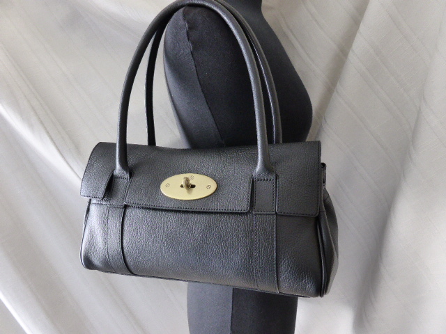 Mulberry East West Bayswater in Black Grainy Print Leather - SOLD