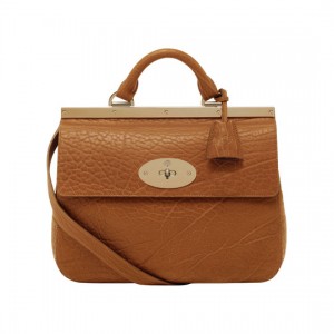 Mulberry Small Suffolk in Ginger Shrunken Calf Leather  - SOLD