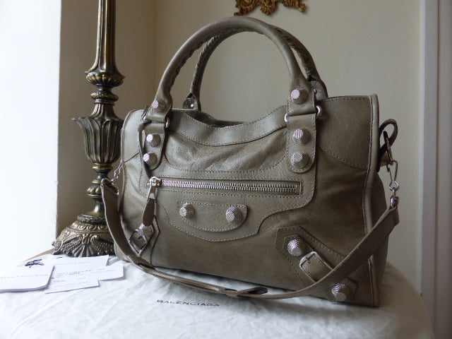 Balenciaga Giant City in PapyrusLambskin with Silver Hardware 