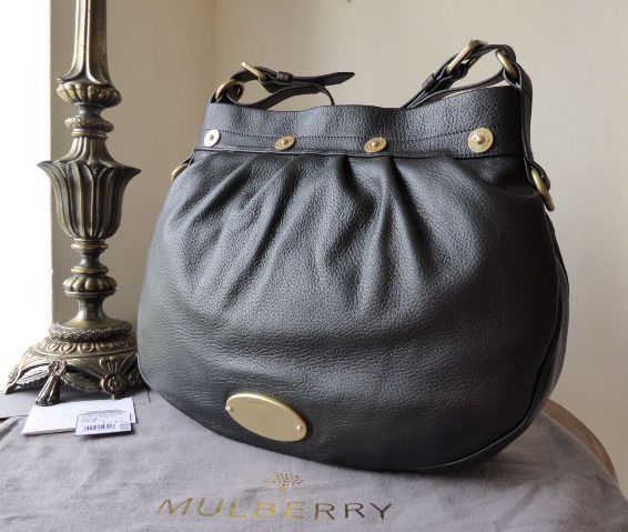 Mulberry Mitzy Messenger in Black Pebbled Leather - SOLD