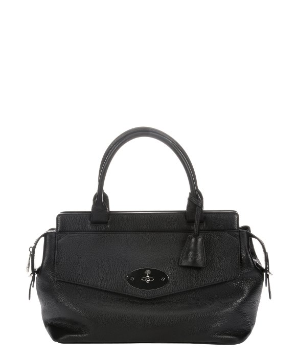 Mulberry Blenheim Tote in Black Soft Grain Leather - SOLD