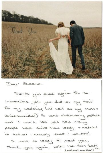 Thank you card 2017 Katie williams