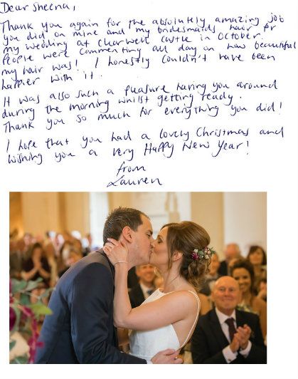 Thank you card 2017 lauren and mike