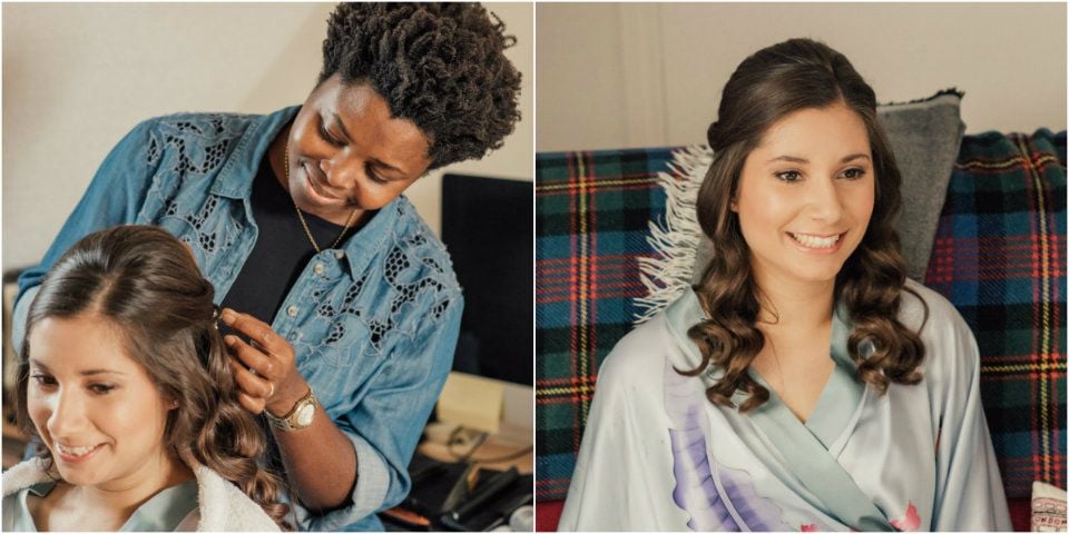 bridesmaids-wedding-hair stylist-Gloucestershire-UK