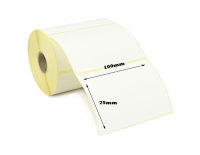  100 x 75mm Direct Thermal Labels (10,000 Labels)