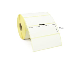 100 x 38mm Direct Thermal Labels (20,000 Labels)