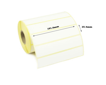 101.6mm x 25.4mm Thermal Transfer Labels (10,000 Labels)