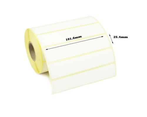 101.6mm x 25.4mm Thermal Transfer Labels (20,000 Labels)