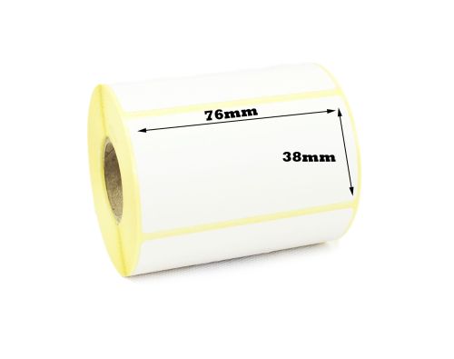 76 x 38mm Direct Thermal Labels (15,000)