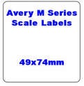 49 x 74mm Avery M Series Compatible Thermal Scale Labels (20 Rolls / 10,000 Labels)