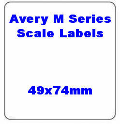 49 x 74mm Avery M Series Compatible Thermal Scale Labels (10 Rolls / 5,000 
