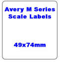 49 x 74mm Avery M Series Compatible Thermal Scale Labels (40 Rolls / 20,000 Labels)