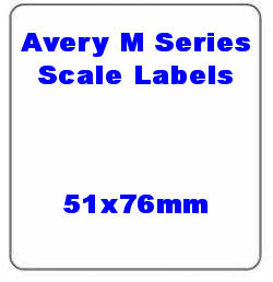 51 x 76mm Avery M Series Compatible Thermal Scale Labels (10 Rolls / 5,000 