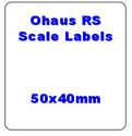 50 x 40mm Ohaus Compatible Thermal Scale Labels (20 Rolls / 10,000 Labels)