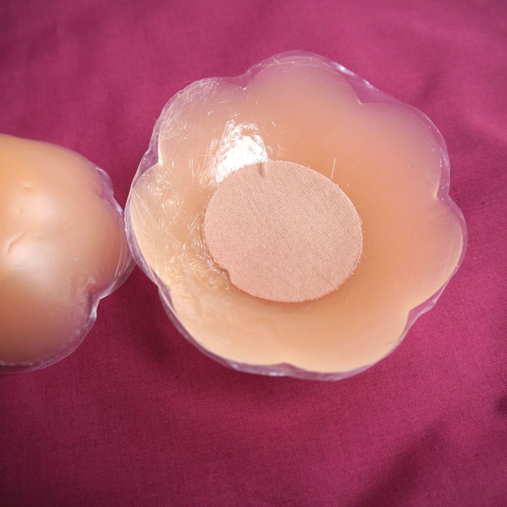 Secret Silicone Nipple Covers - Flower - Super Large Size DOUBLE PACK
