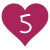 5 Heart