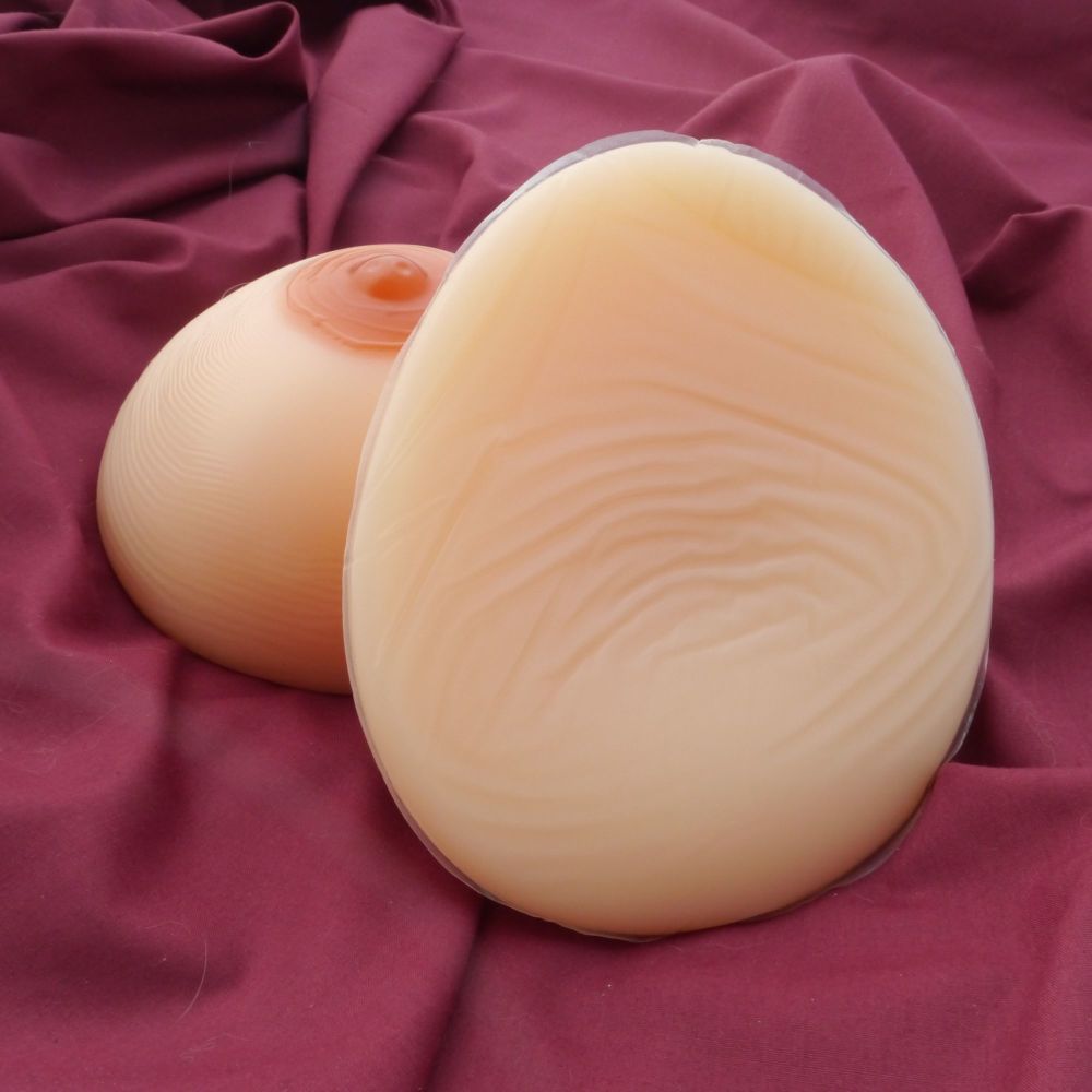 Teardrop Style 2 Silicone Breast Form &ndash; Single 700g &ndash; Premium Thicker Back