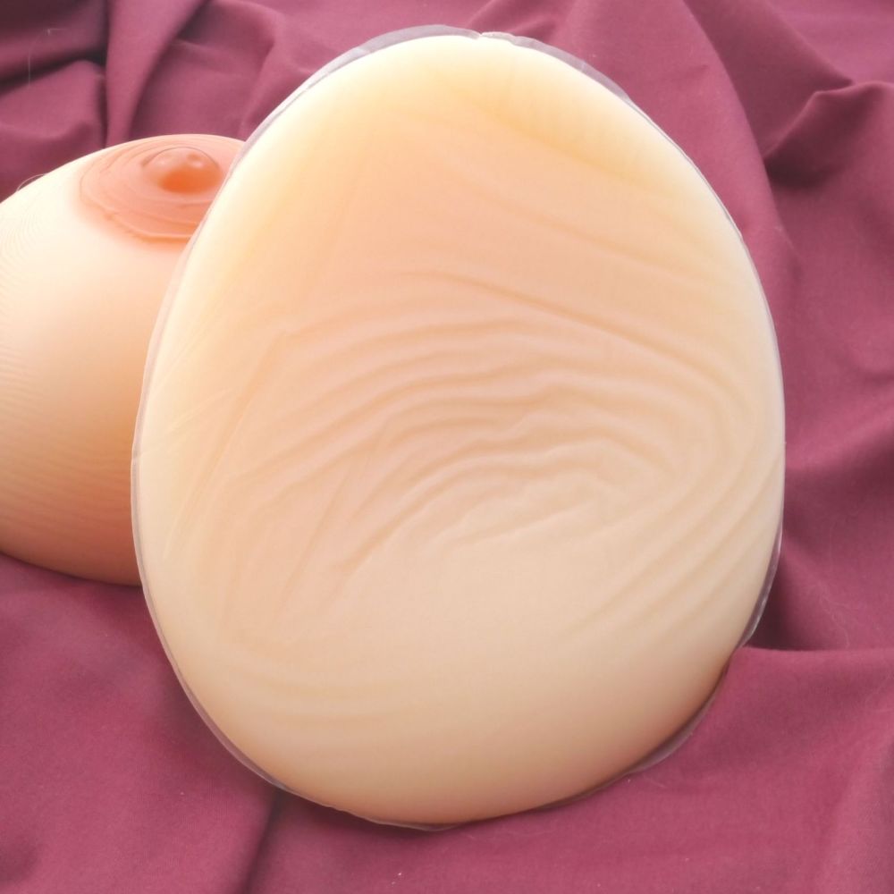 Teardrop Style 2 Silicone Breast Form &ndash; Single 600g &ndash; Premium Thicker Back