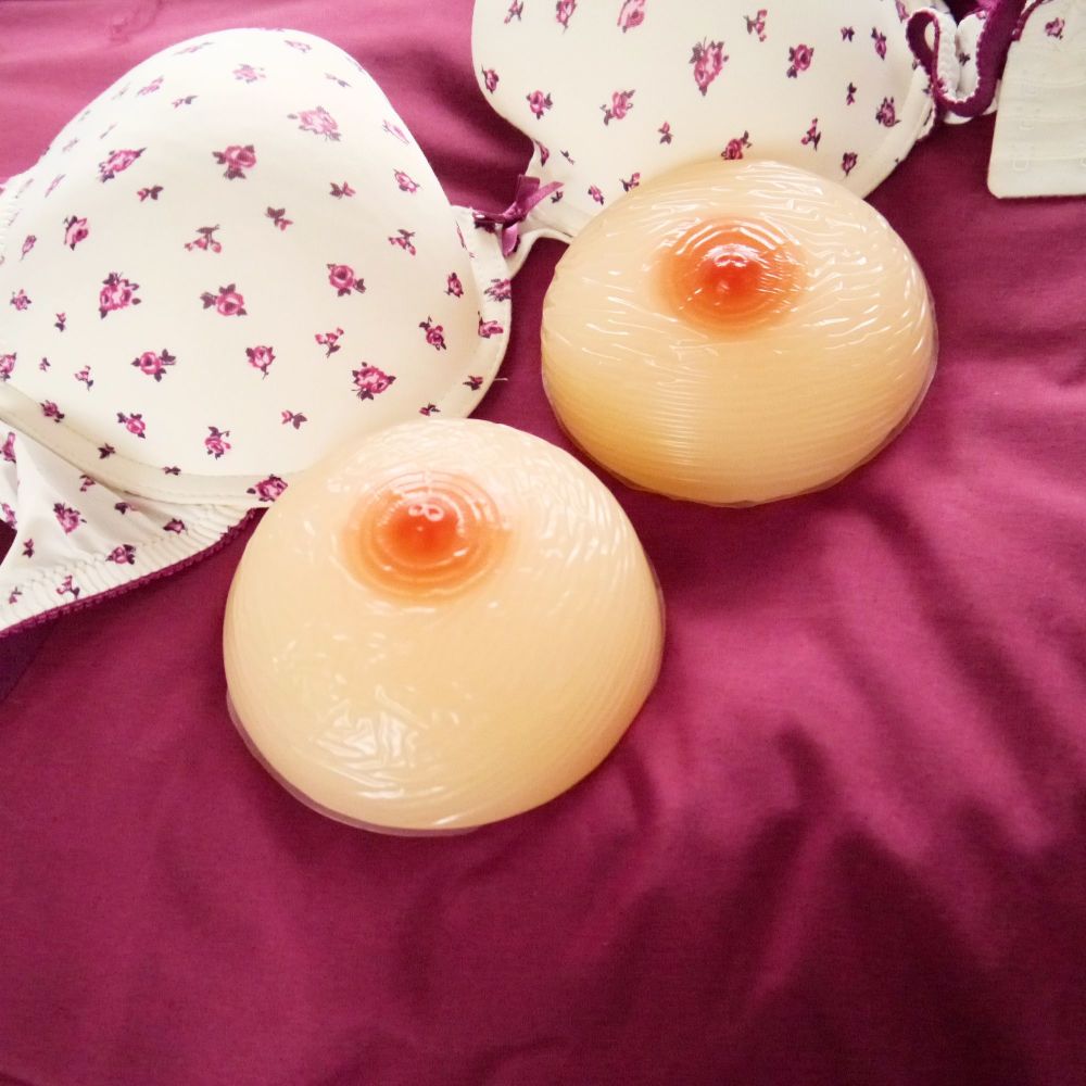 Classic Soft Round Full False Breasts - Silicone Breast Form Prostheses - 300g each - One Pair