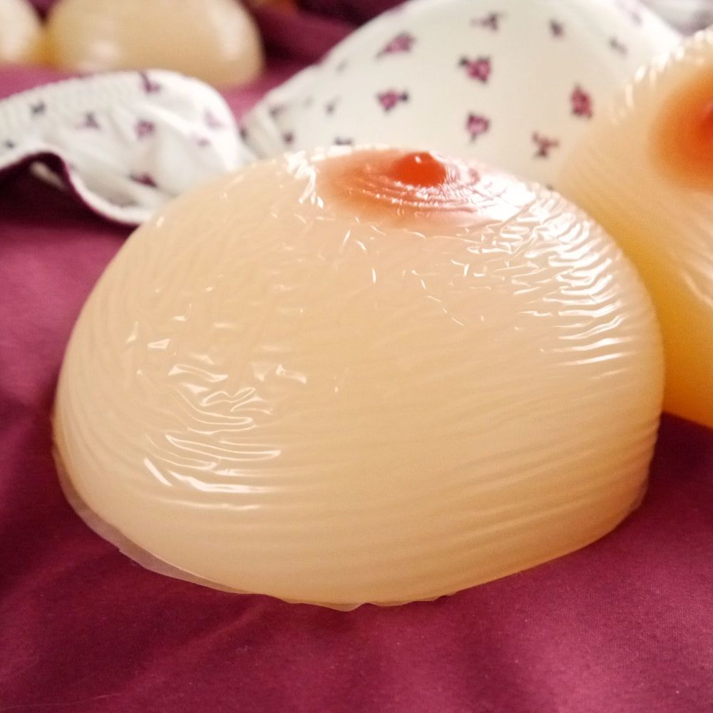 Classic Soft Round Full False Breasts - Silicone Breast Form Prostheses - 500g each - One Pair