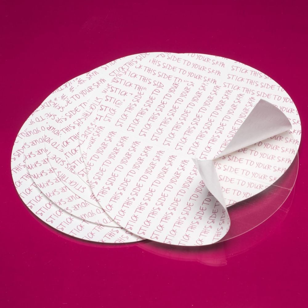 Boobylicious Breast Enhancer & Breast Form Adhesive Tape Discs big 11cm Diameter - 30 Discs