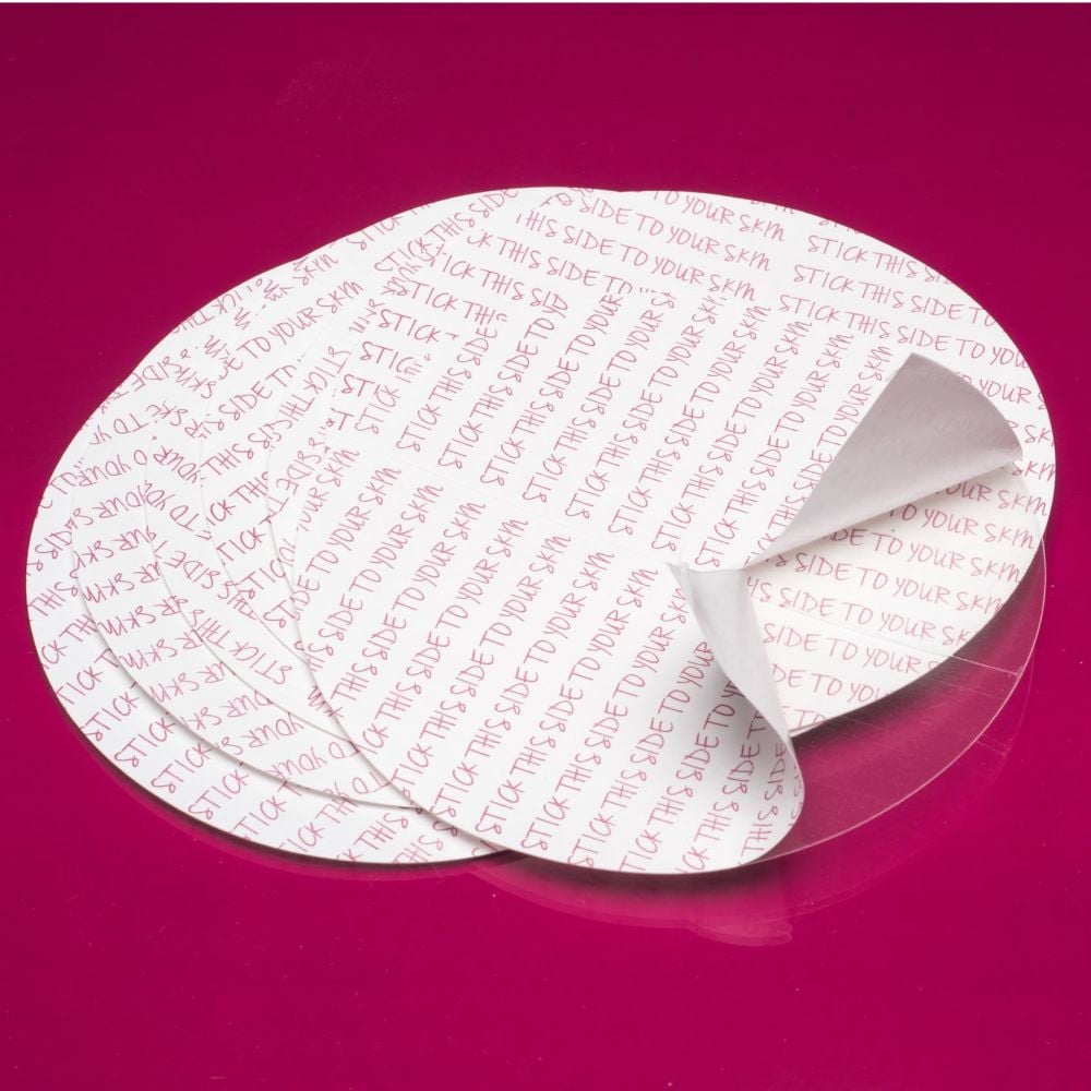 Boobylicious Breast Enhancer & Breast Form Adhesive Tape Discs big 11cm Diameter - 10 Discs