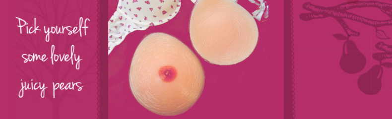 Jo Thornton - Pear Breast Form Prostheses/False Breasts/Falsies -  Mastectomy, Trans and Non-Binary Use