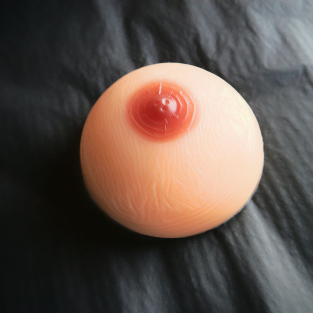 END OF LINE - Round False Breasts: Silicone Breast Form Prostheses - 600g E