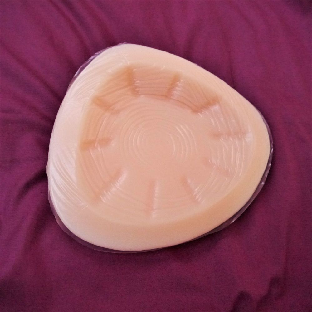 Triangle Silicone Breast Form (Concave Back) &ndash; Single 300g &ndash; Standard Back
