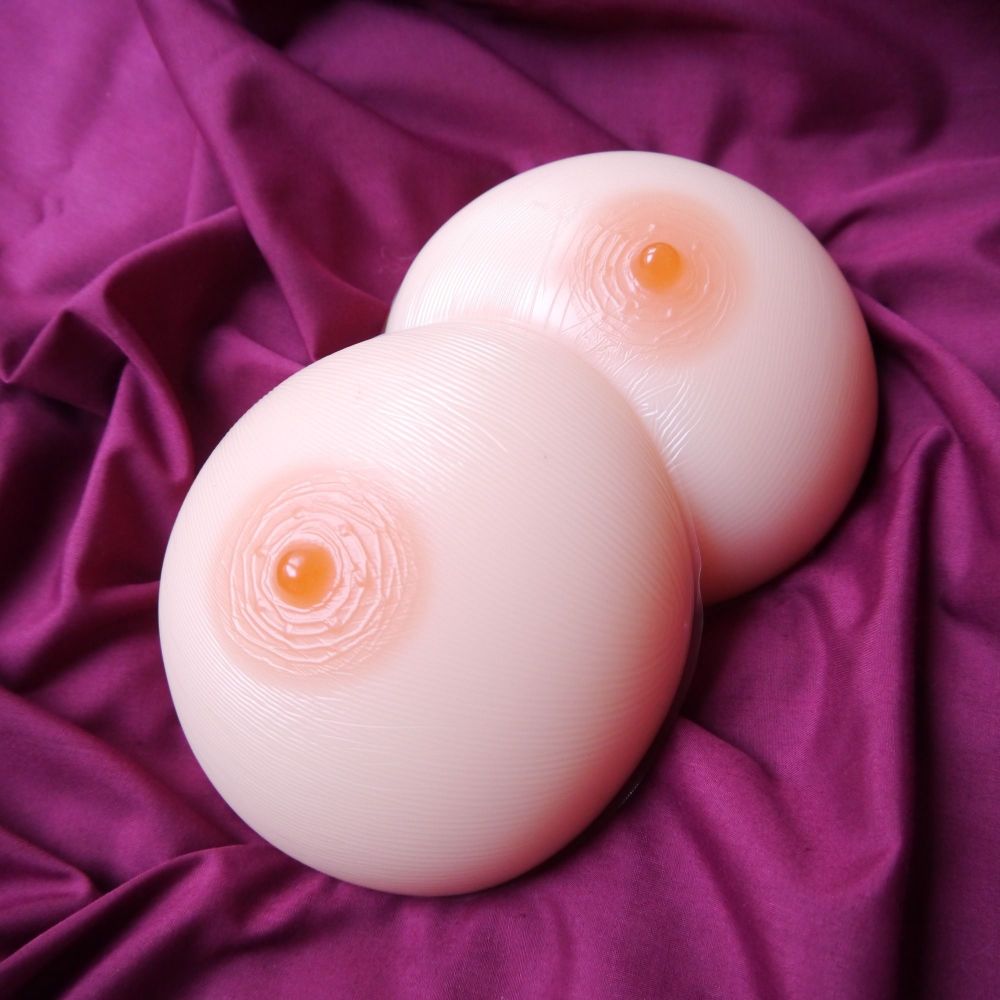 Silicone Breast Form Prostheses - Round 600g Pair