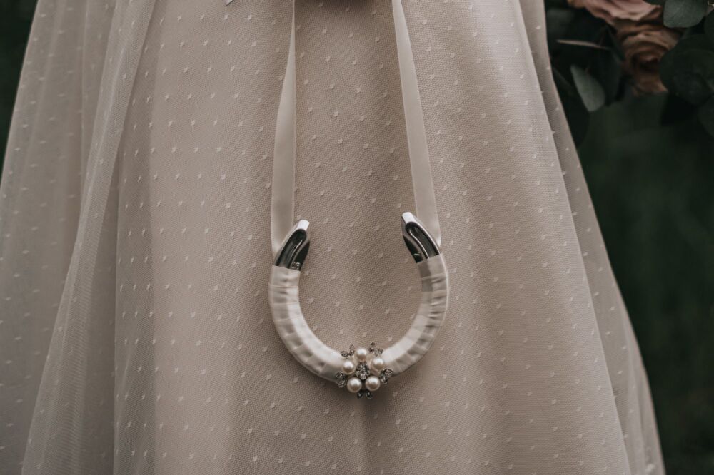 Lucky Horseshoe with Brooch