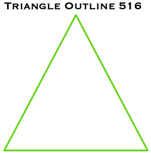 Triangle outline 516