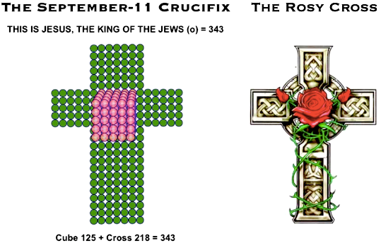 September-11 Crucifix Rosy Cross